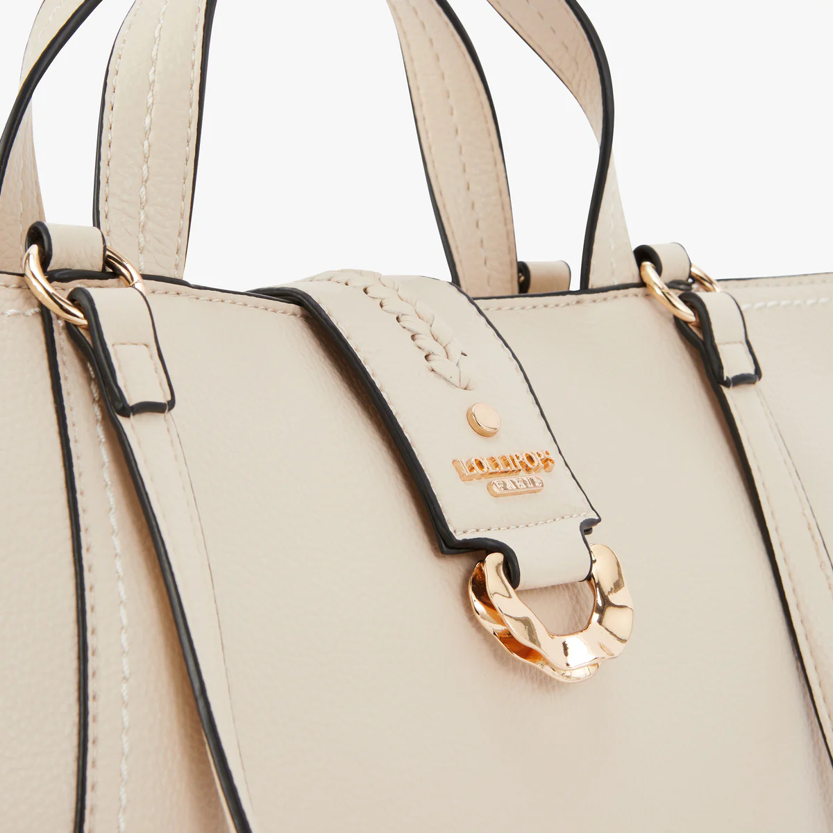 Sac shopper beige Nicolosi - Image 5