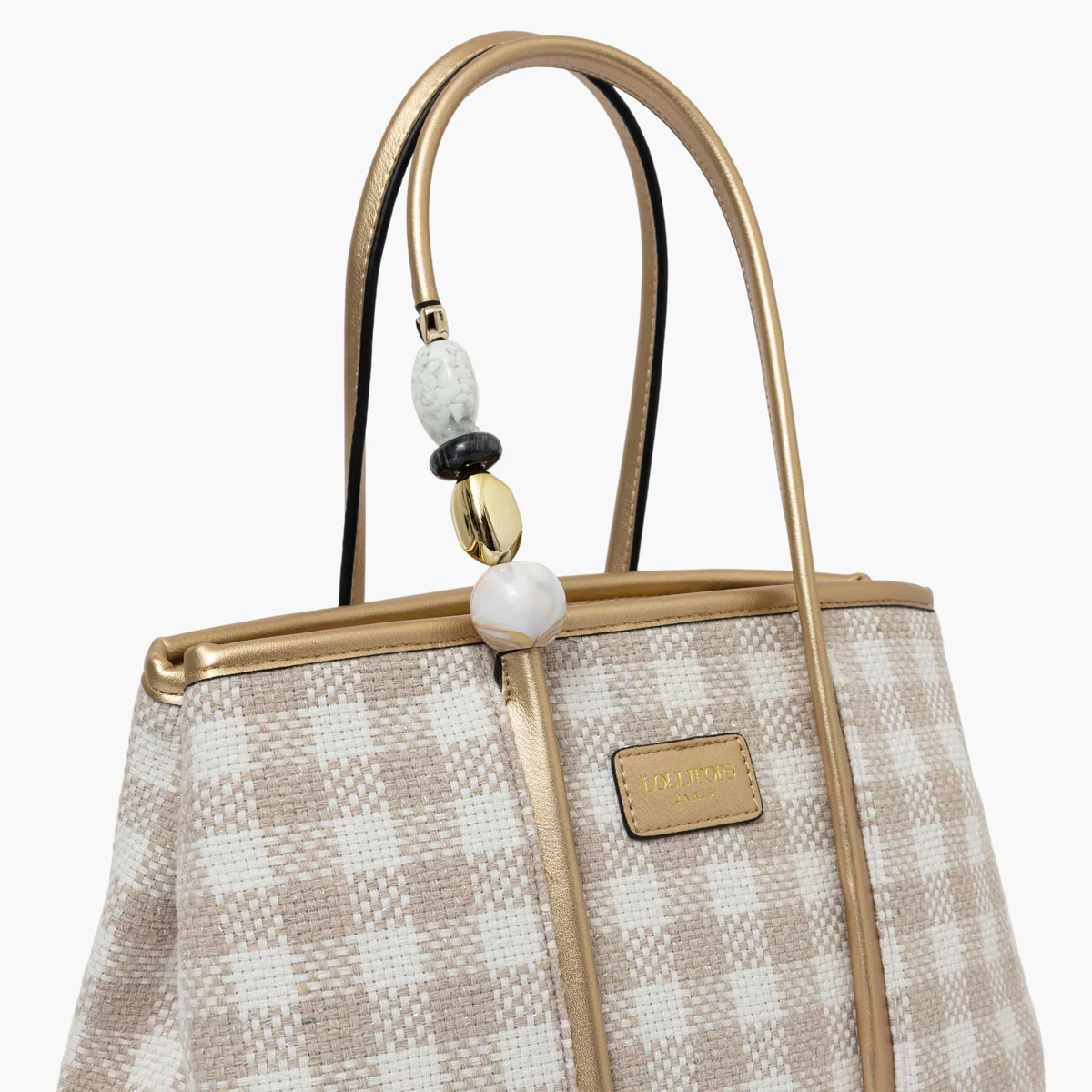 Sac shopper beige Samantha - Image 5