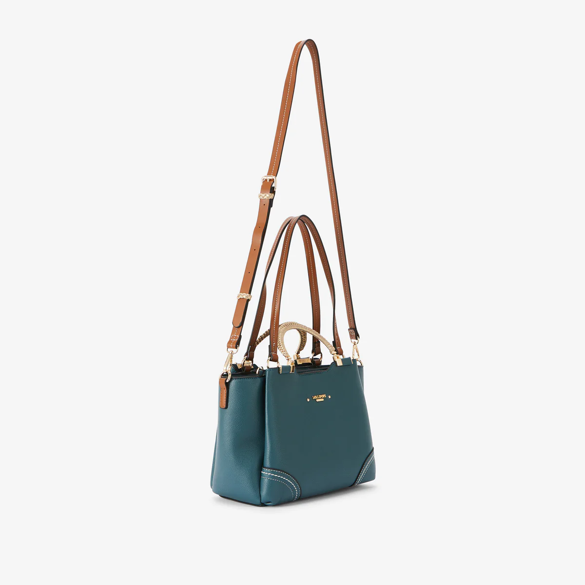 Sac shopper bleu canard Ronnie - Image 3