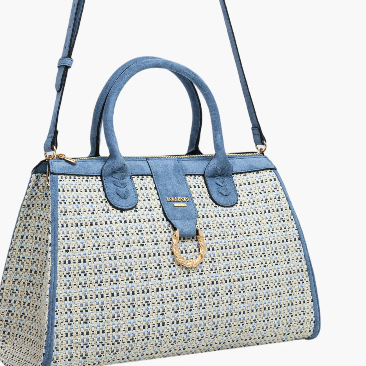 Sac shopper bleu Shai - Image 5