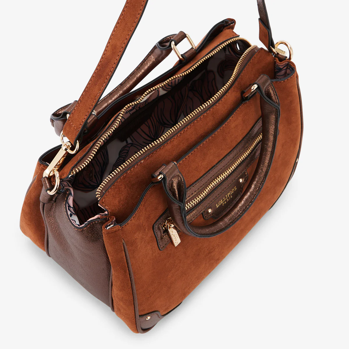 Sac shopper cognac Roberto - Image 4