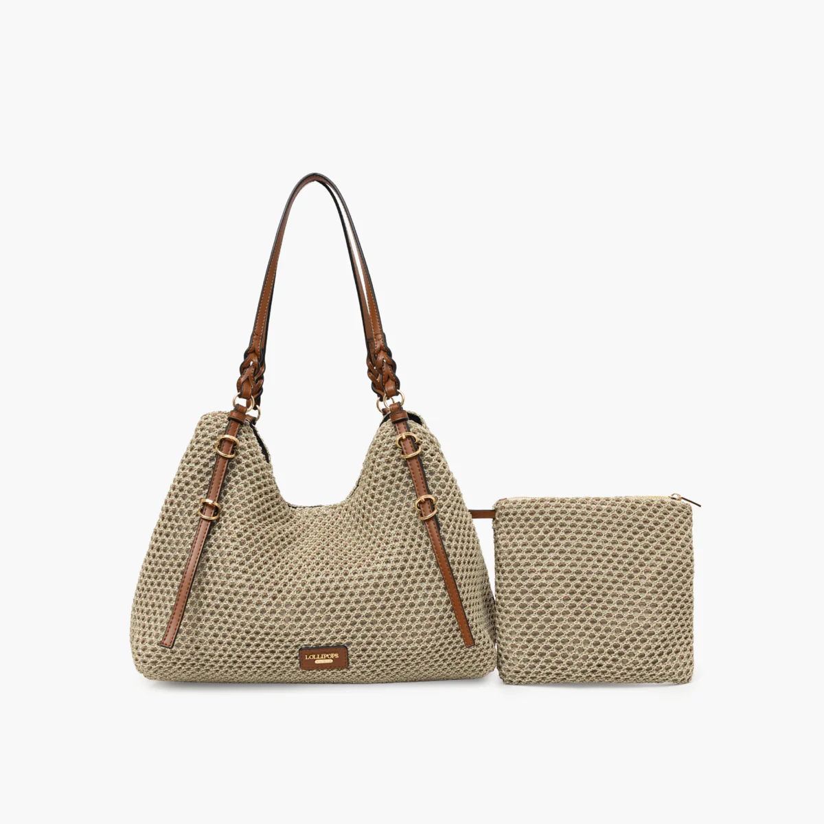 Sac shopper doré S-Ringo - Image 2