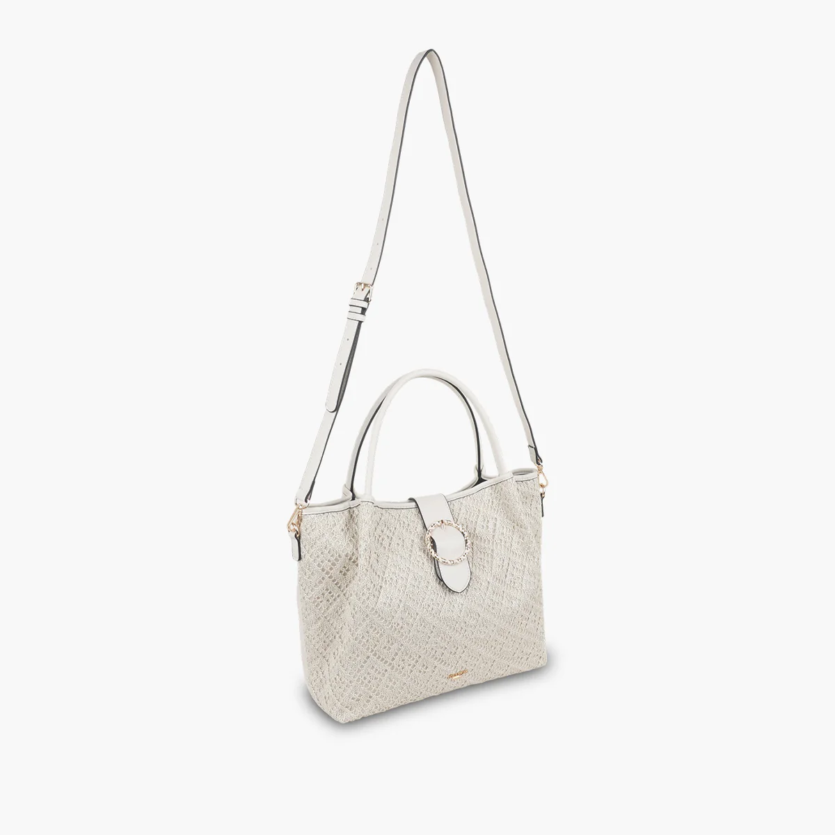 Sac shopper ivoire Solie - Image 3