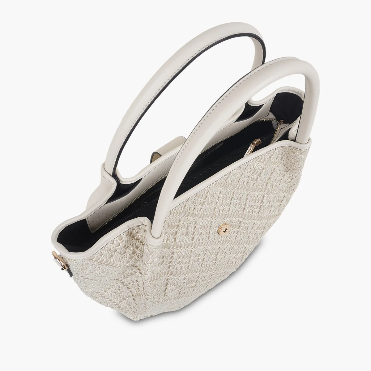 Sac shopper ivoire Solie - Image 4