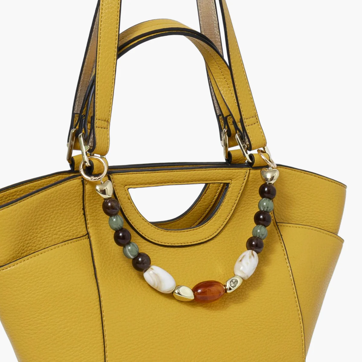 Sac shopper jaune Stefie - Image 5