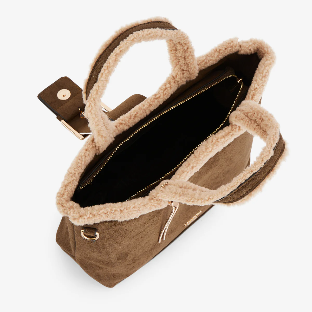 Sac shopper kaki Reyana - Image 5