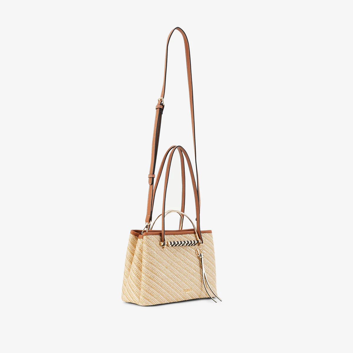 Sac shopper M doré P-Kitami - Image 5
