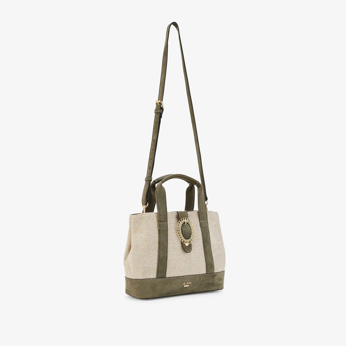 Sac shopper M kaki Paisley - Image 3