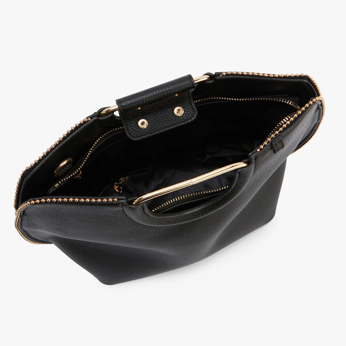 Sac shopper M noir Obihiro - Image 4