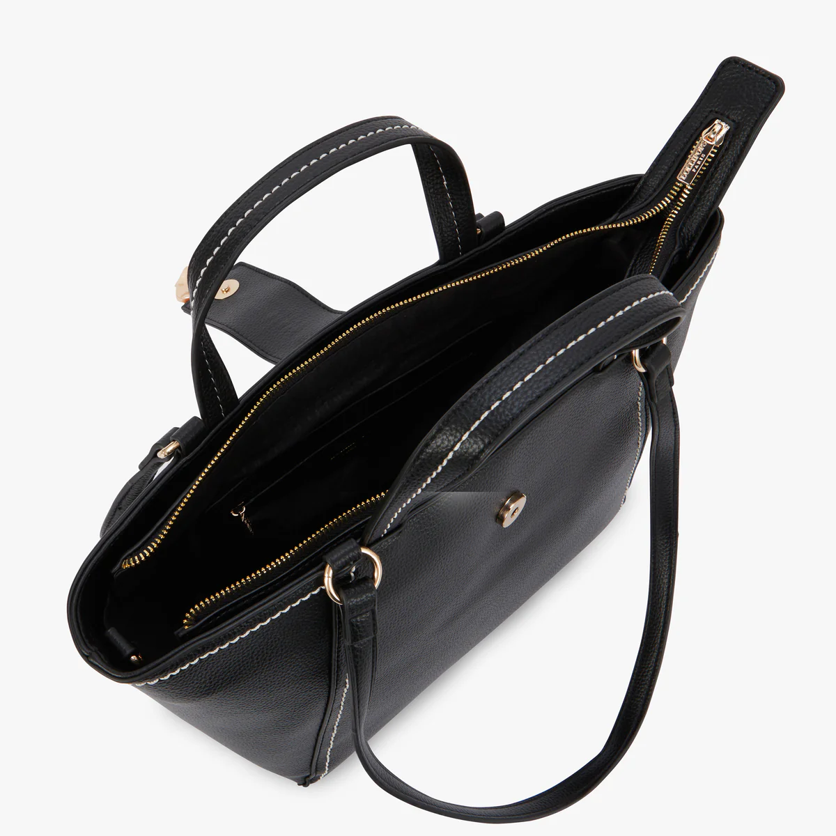 Sac shopper noir Nicolosi - Image 4