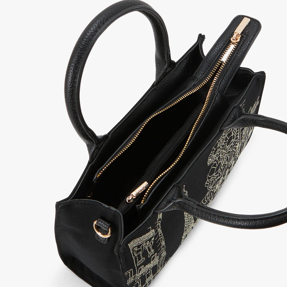 Sac shopper noir Pierette - Image 4
