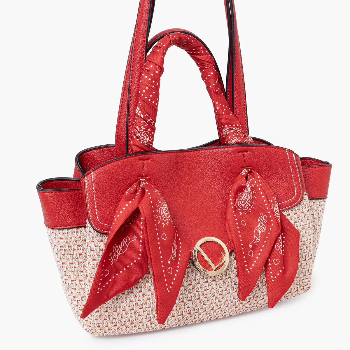 Sac shopper rouge Sade - Image 6