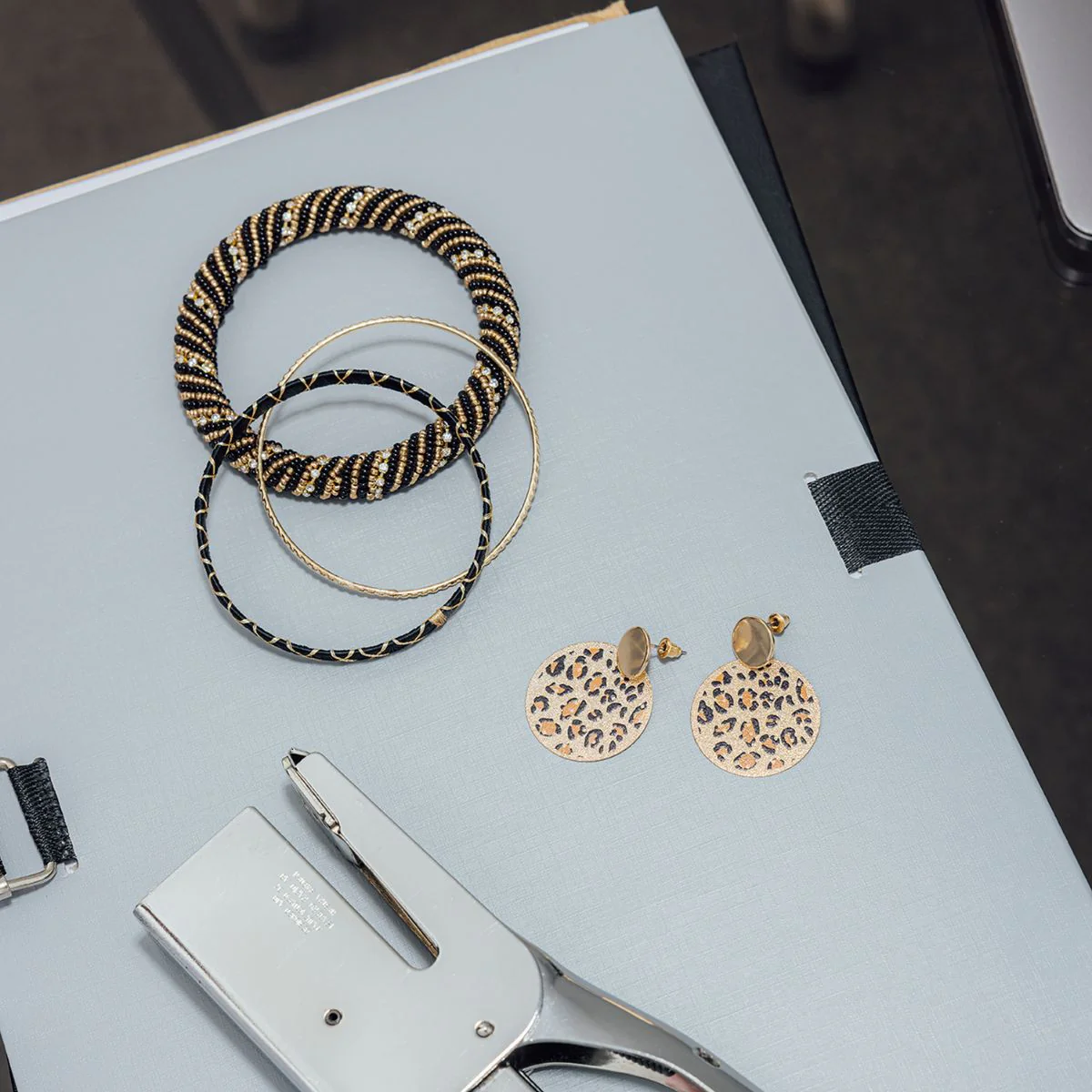Set de 3 bracelets noir - Image 2
